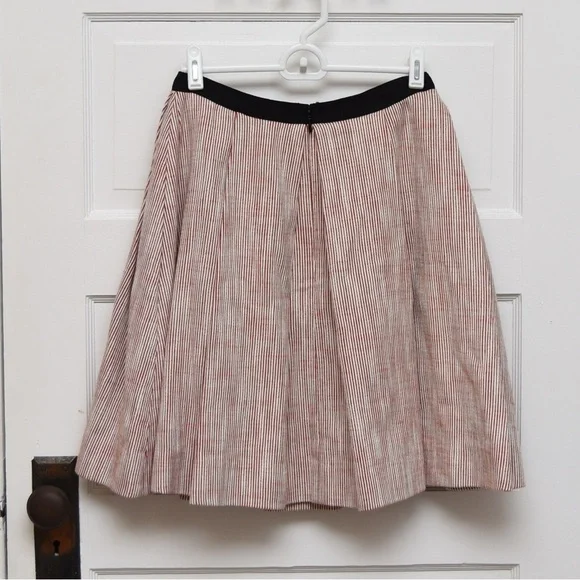 Jason Wu women’s skirt size 4 striped a-line midi skirt with pockets - Picture 2 of 10